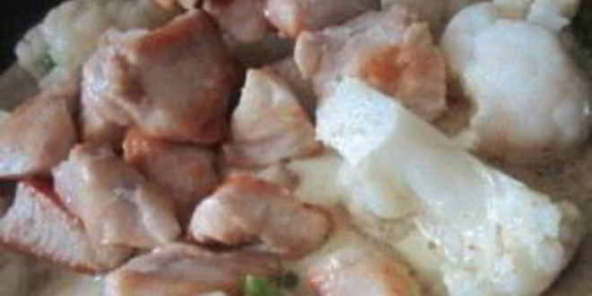 Рецепт цветной капусты в сливочном соусе