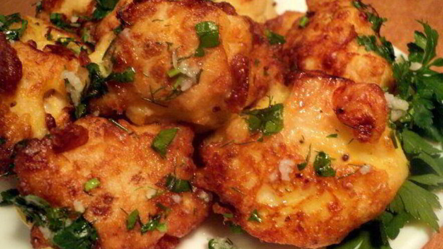 Рецепт цветной капусты в сырно-горчичном кляре