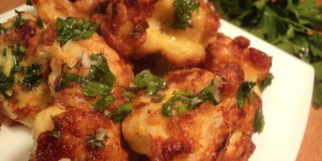 Рецепт цветной капусты в сырно-горчичном кляре