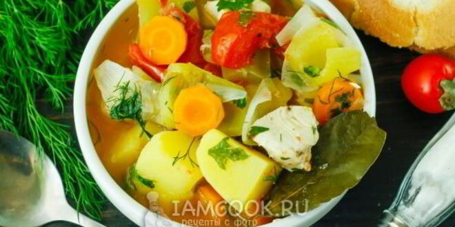 Рецепт тушеной картошки с курицей в кастрюле