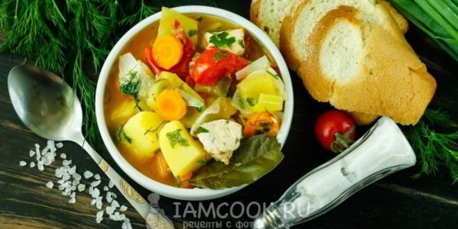 Рецепт тушеной картошки с курицей в кастрюле