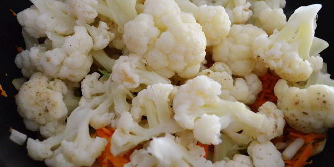 Рецепт тушеной цветной капусты