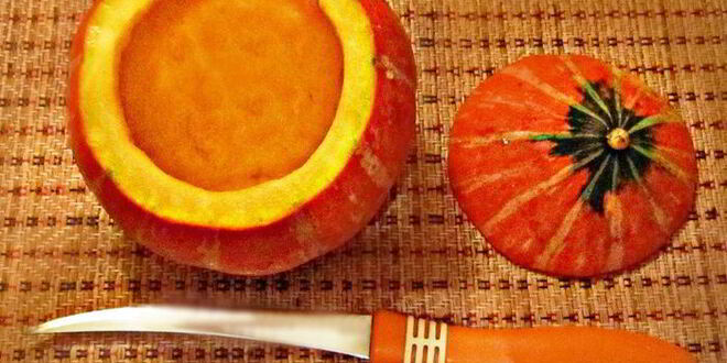 Рецепт тыквы, фаршированной рисом и сухофруктами