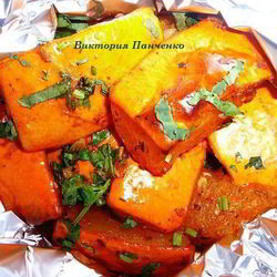 Рецепт Тыквы, запеченной в фольге