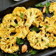 Рецепт Запеченной цветной капусты с чесноком