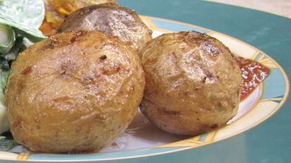 Рецепт Запеченного картофеля с семенами фенхеля