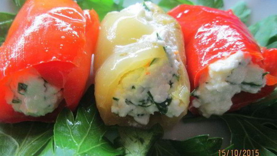 Рецепт запеченных перцев по-средиземноморски