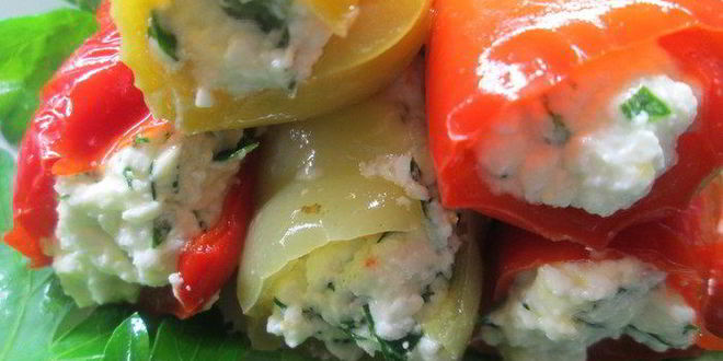 Рецепт запеченных перцев по-средиземноморски
