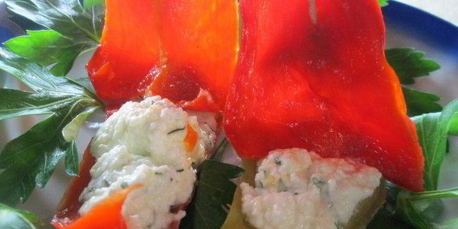 Рецепт запеченных перцев по-средиземноморски