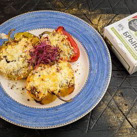 Рецепт Запеченных перцев с брынзой