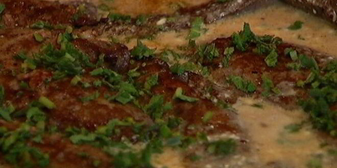 Рецепт говяжьей печени с шалфеем