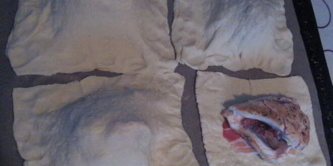 Рецепт конвертов с куриной грудкой, печенью и беконом