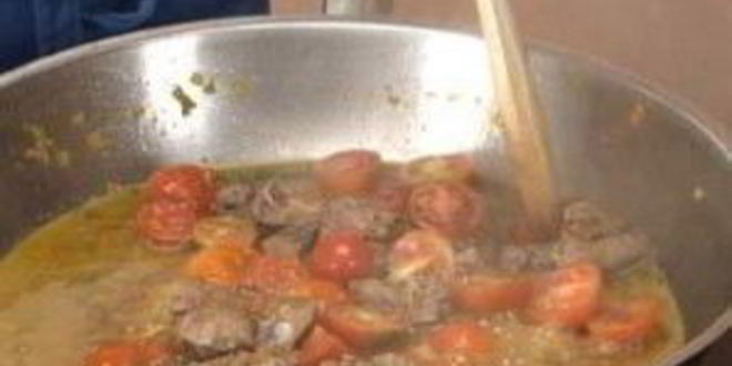 Рецепт кростини с куриной печенью