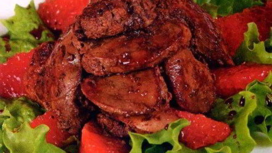 Рецепт куриной печени по-анжуйски