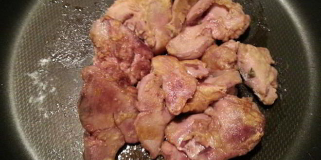 Рецепт куриной печени под шапкой