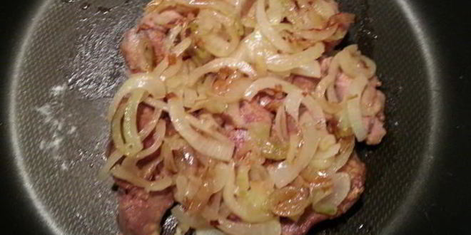 Рецепт куриной печени под шапкой