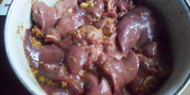 Рецепт куриной печени со специями