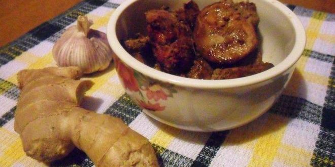 Рецепт куриной печени со специями