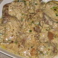 Рецепт Куриной печени в сметане