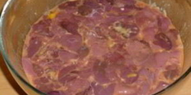 Рецепт куриной печени в сметане
