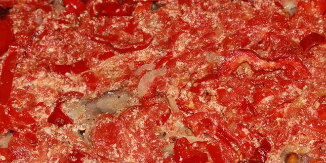 Рецепт куриной печени, запеченной с овощами