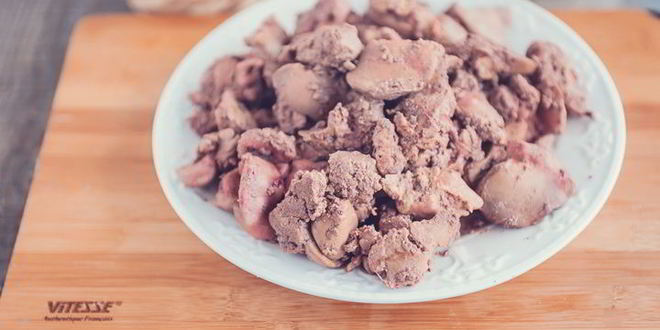 Рецепт куриной печенки с яблоками