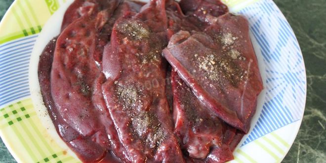 Рецепт отбивных из печени в кляре