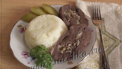 Рецепт Печени фаршированной