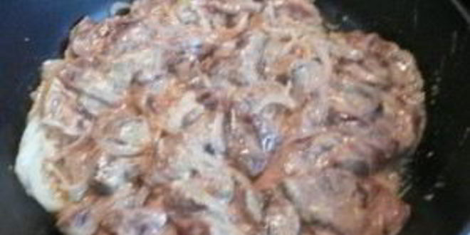 Рецепт печени говяжья на сковороде
