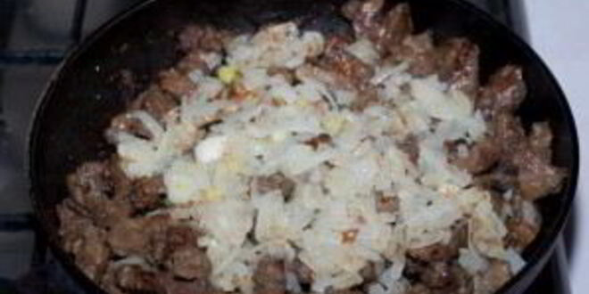 Рецепт печени говяжья по-строгановски