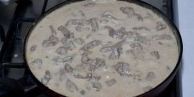 Рецепт печени говяжья по-строгановски