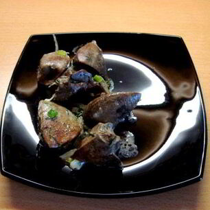 Рецепт Печени индейки в сливках