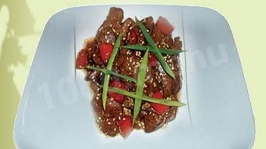 Рецепт печени куриной по-японски