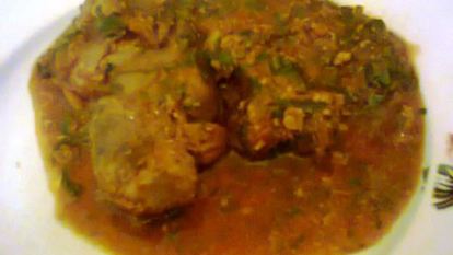 Рецепт Печени куриной, тушеной вином