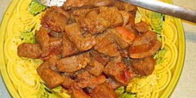 Рецепт печени по-деревенски