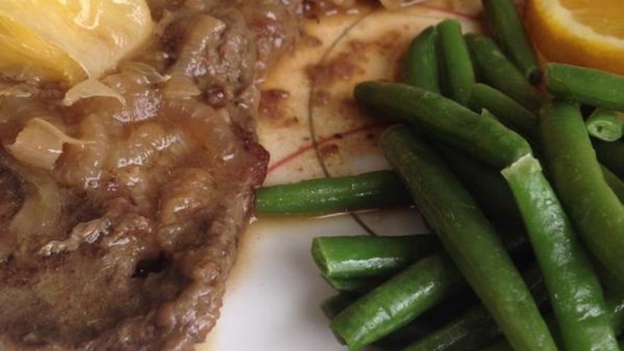 Рецепт печени с апельсинами