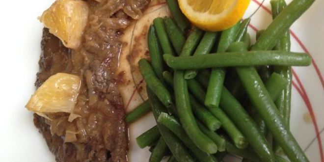 Рецепт печени с апельсинами