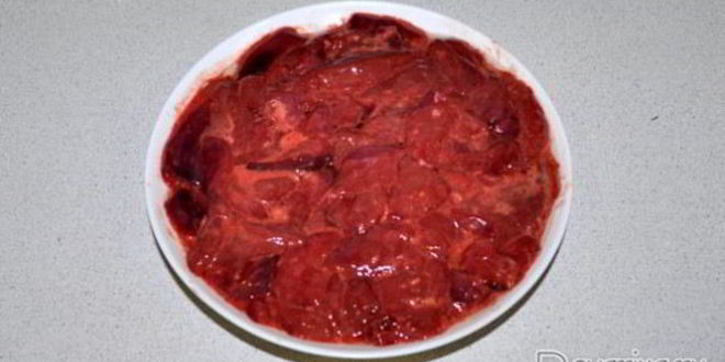 Рецепт печени с восточным соусом