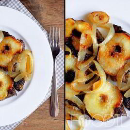 Рецепт Печени с яблоками