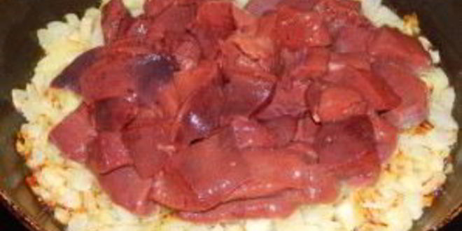 Рецепт печени со сметаной