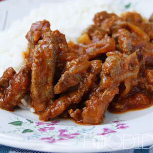 Рецепт Печени в томатном соусе