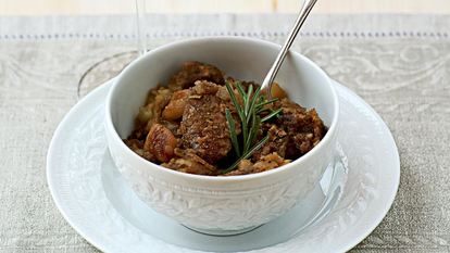 Рецепт Печенки цесарки с луково-яблочным соусом