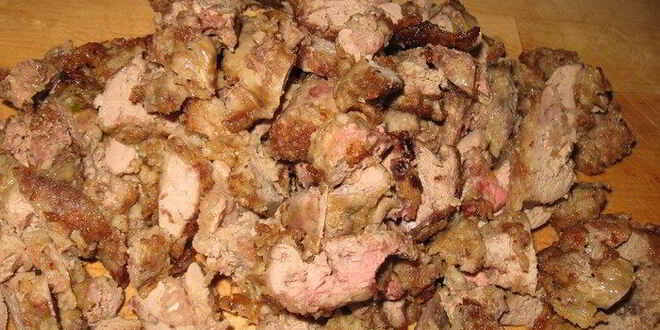 Рецепт плетенки из слоеного теста, с баклажанами и куриной печенью