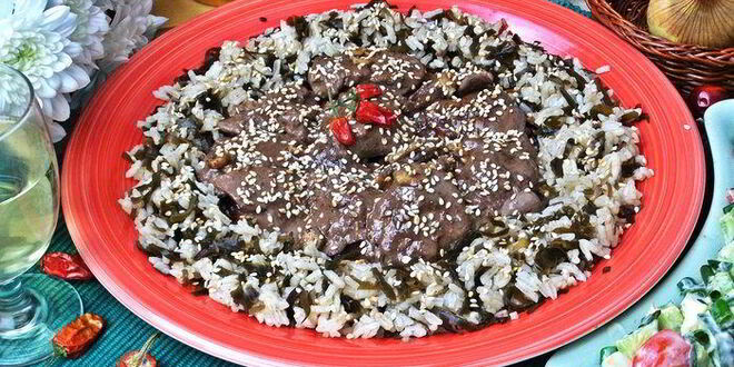 Рецепт сливочной печенки с рисом по-японски