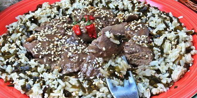 Рецепт сливочной печенки с рисом по-японски