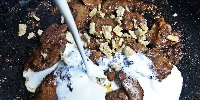 Рецепт сливочной печенки с рисом по-японски