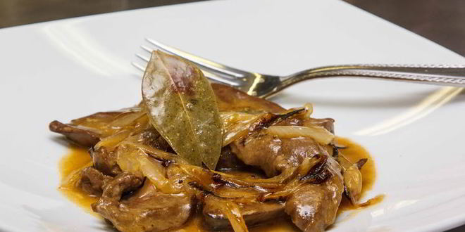 Рецепт телячьей печени