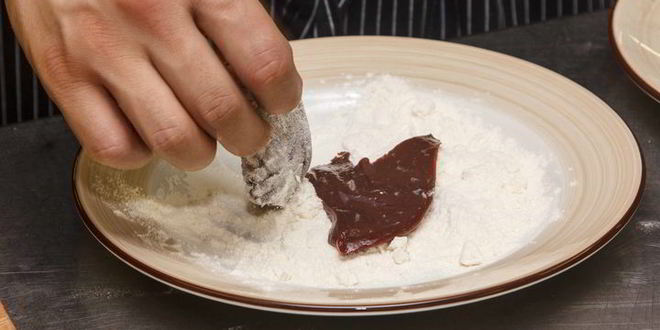 Рецепт телячьей печени