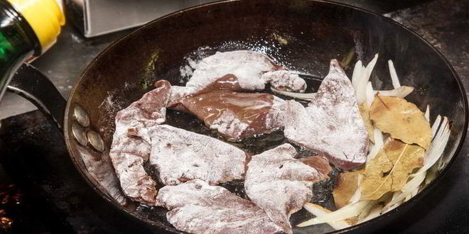 Рецепт телячьей печени