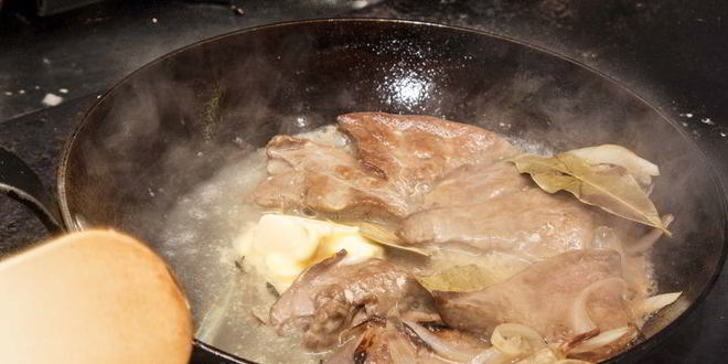 Рецепт телячьей печени